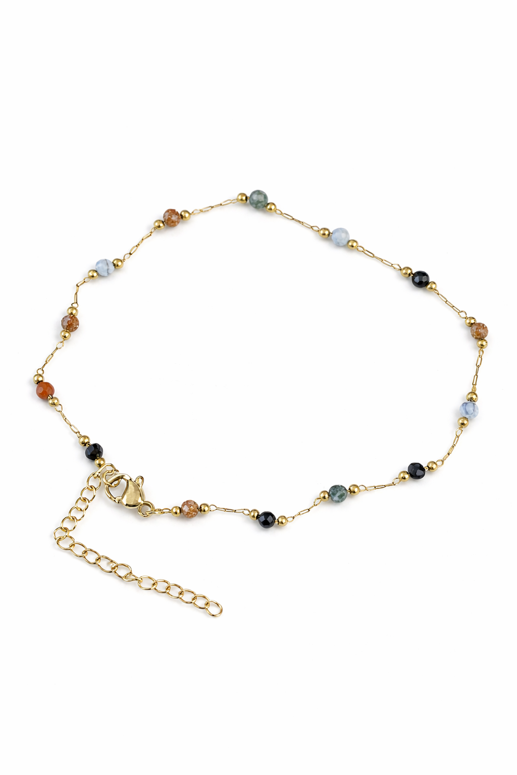 chaîne de cheville en opale