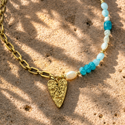 BLUE HEART necklace