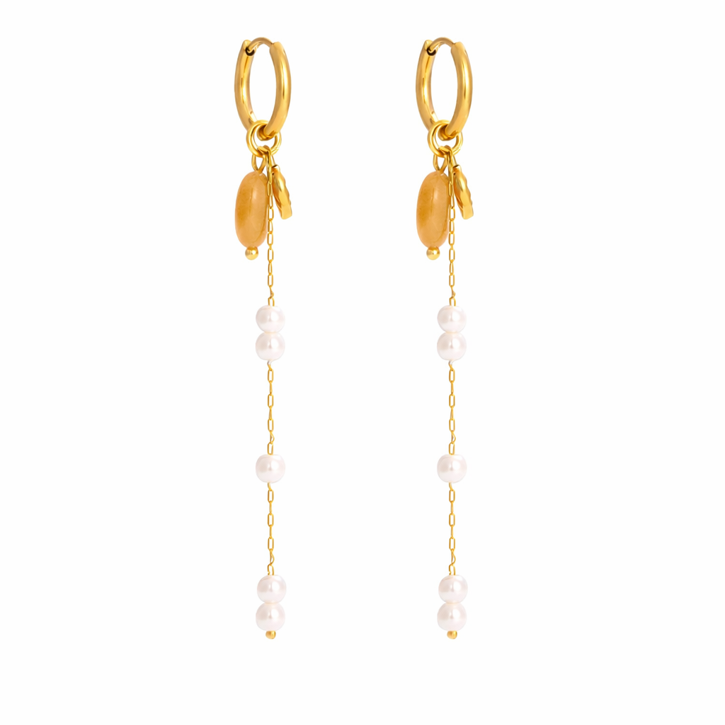 Boucles d'oreilles en perles