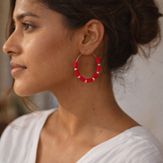 Boucles d'oreilles POPPY 