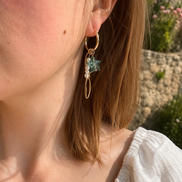 BLUE STAR earrings