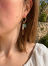 BLUE STAR earrings