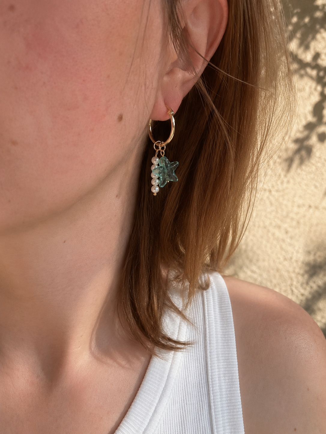 BLUE STAR earrings