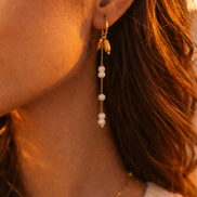 Boucles d'oreilles en perles