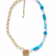 BLUE HEART necklace