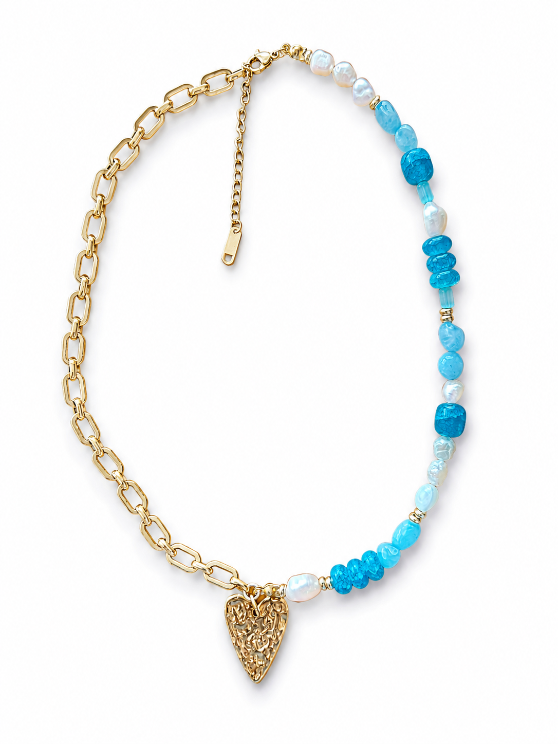 BLUE HEART necklace