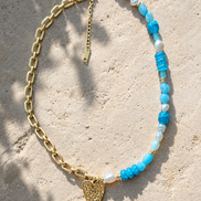 BLUE HEART necklace