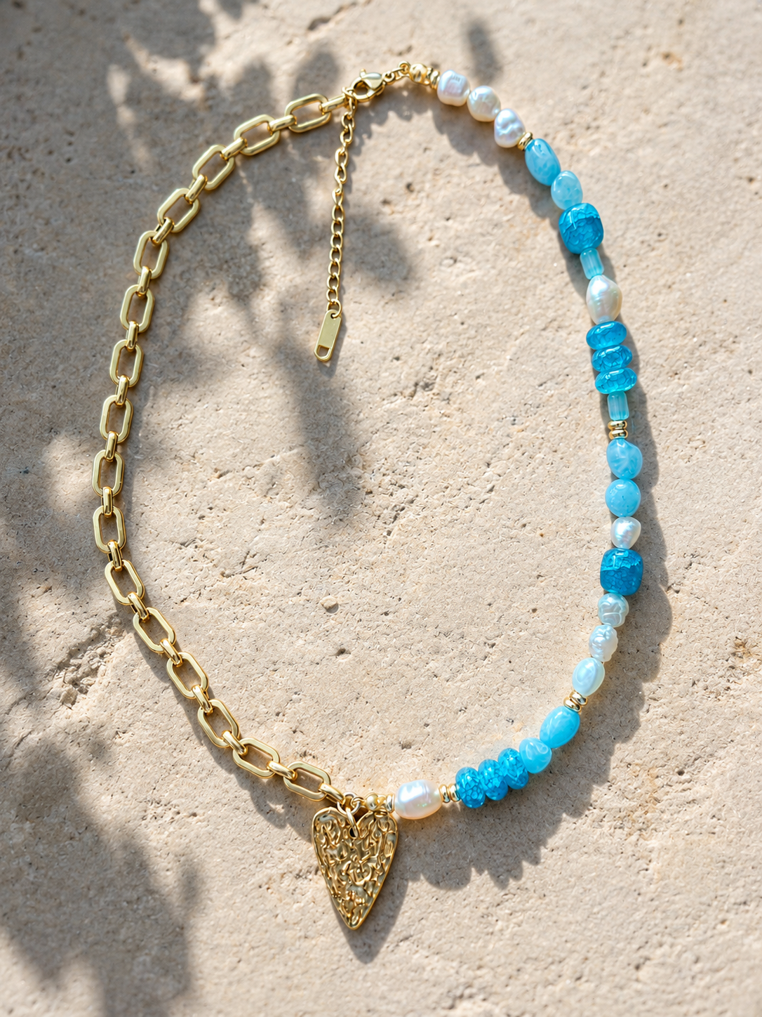 BLUE HEART necklace