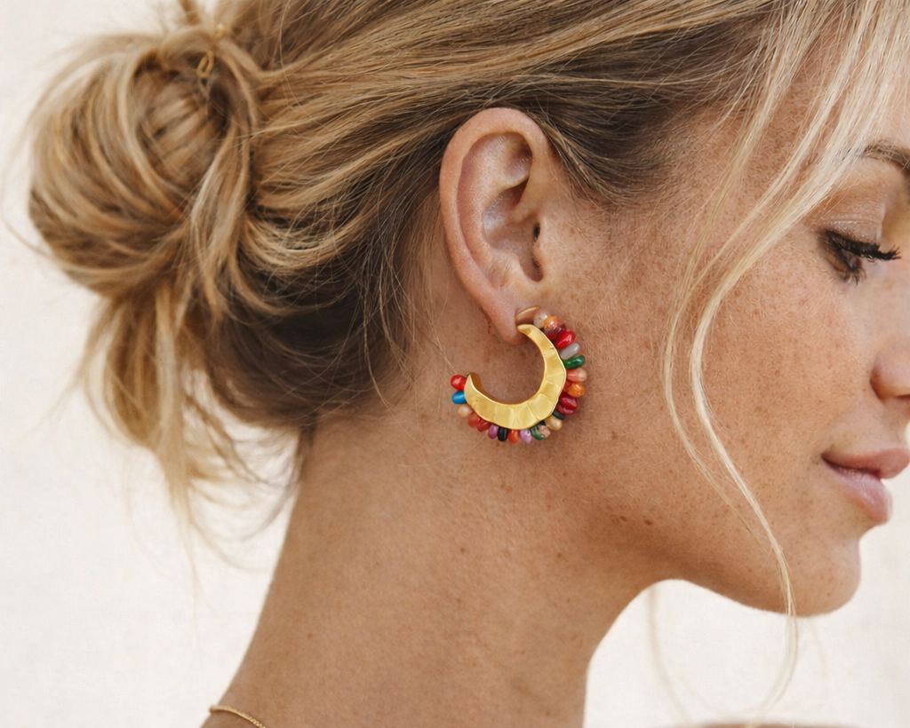 Boucles d'oreilles en gelée