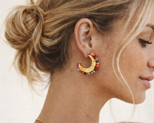 Boucles d'oreilles en gelée