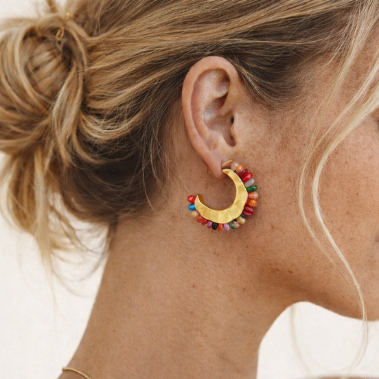 Boucles d'oreilles en gelée